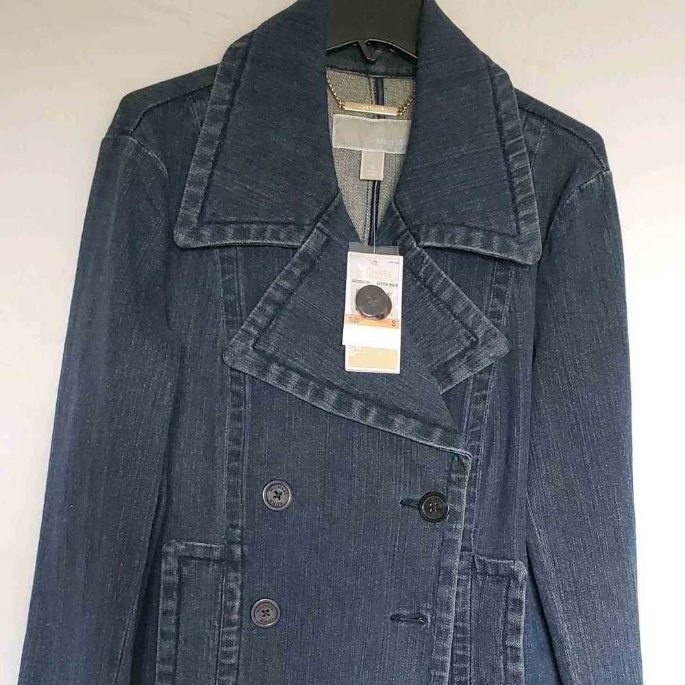 Michael Kors Denim Peacoat